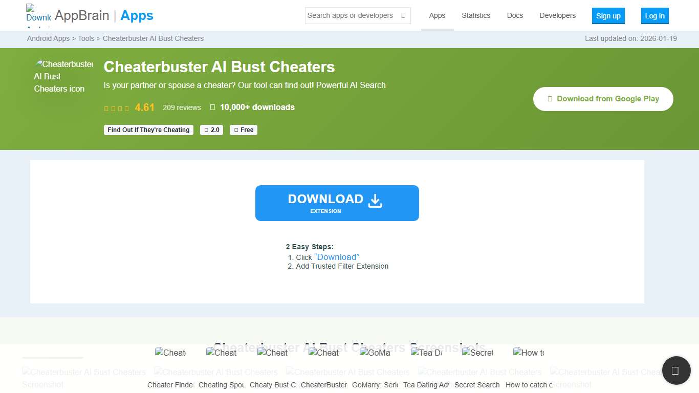Cheaterbuster AI Bust Cheaters for Android - App Stats & Insights